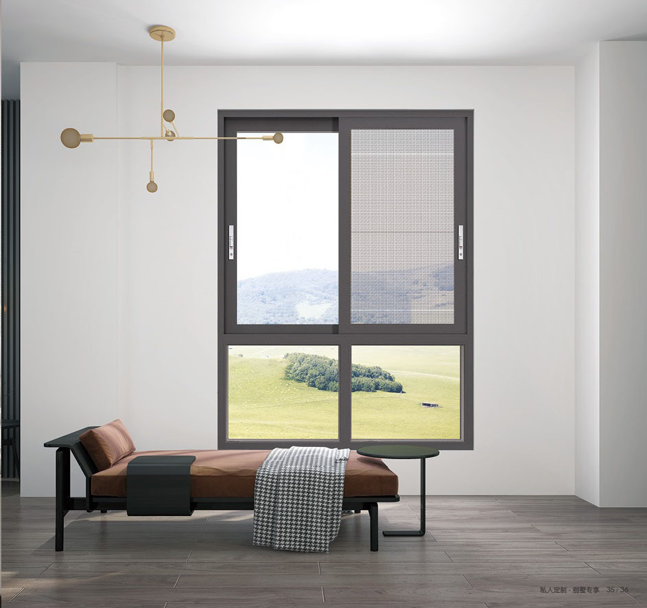 T108断桥三轨推拉窗